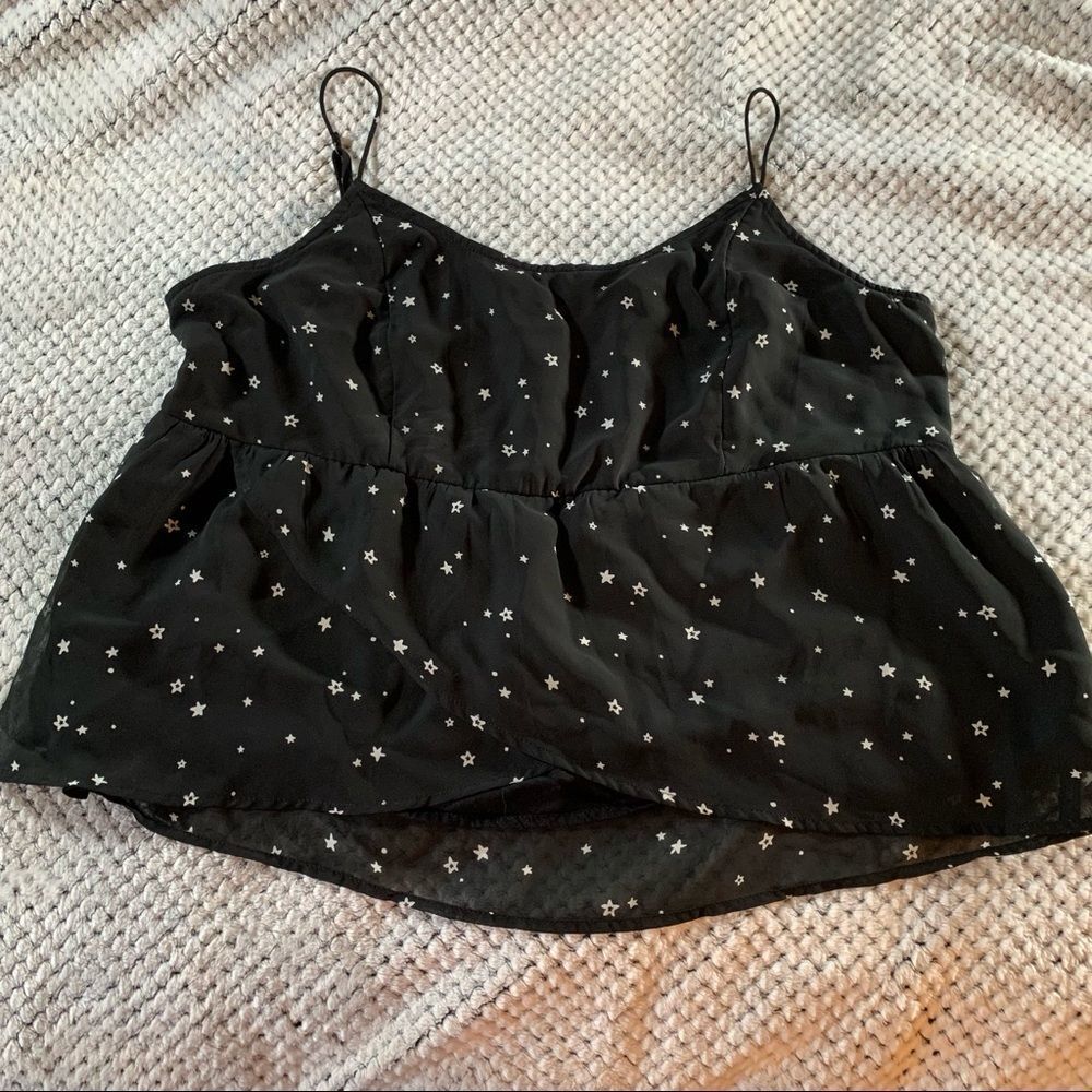 Hollister size LARGE tank w/star pattern